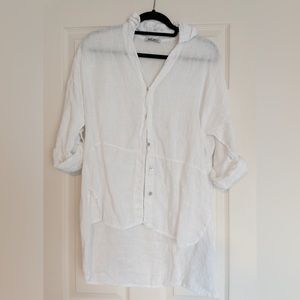 Made in Italy Linen Blouse
